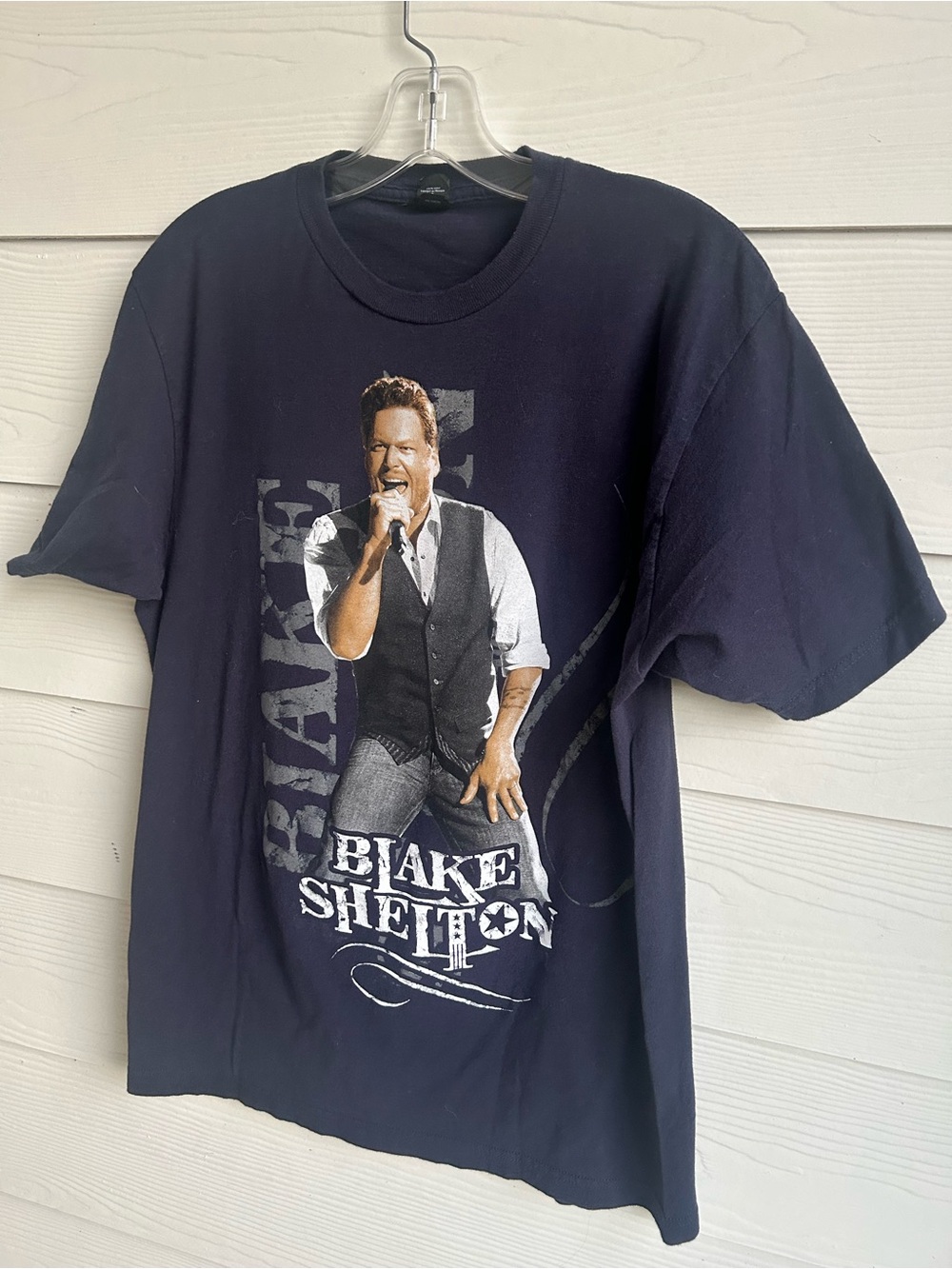 Blake Shelton 2014 Tour Short Sleeve T-Shirt - Black - Picture 6 of 7